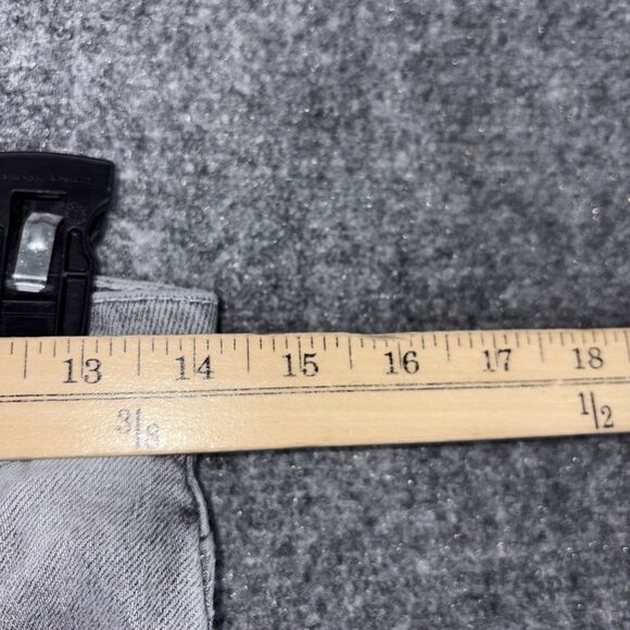 Pilcro Jeans Womens Size 26 Gray Straight High Rise - Picture 4 of 9